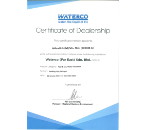 Waterco Agency Certificates